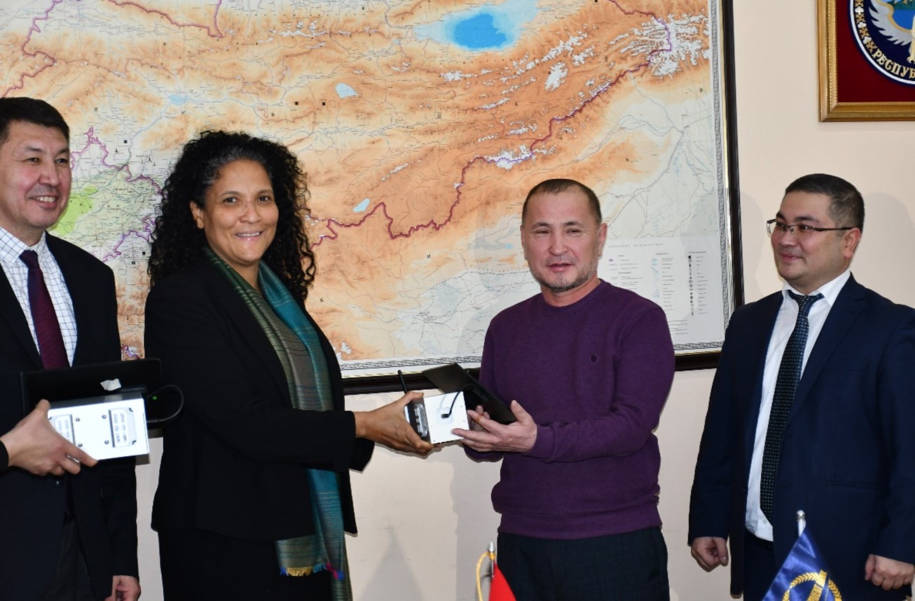 Handover of Air Quality Sensors in Bishkek, the Kyrgyz Republic on 17 December 2020